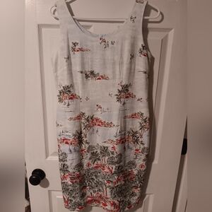 Coldwater Creek Tropical Print Dress. 8